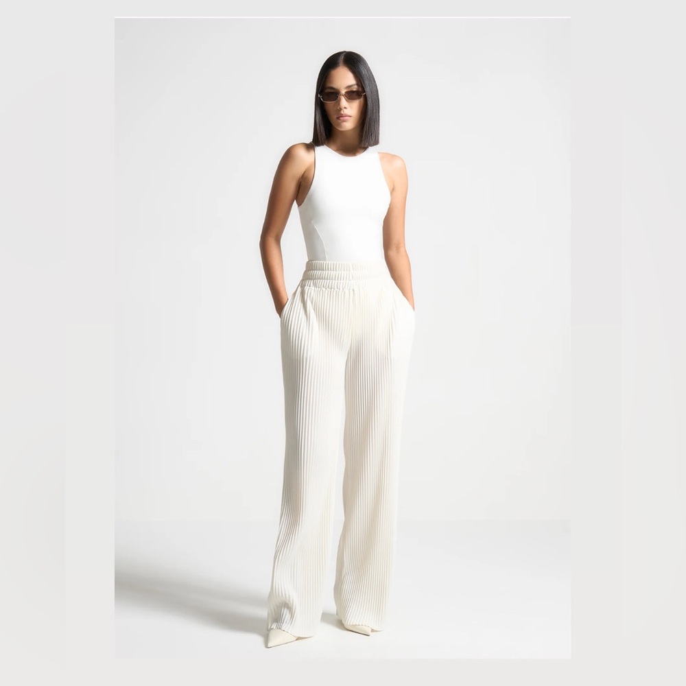 7 For All Mankind White Bodysuit